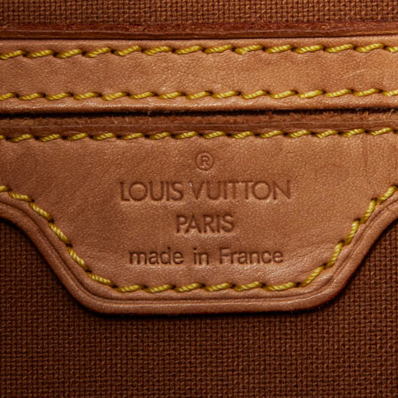 LOUIS VUITTON Authentic Brown Monogram Leather Backpack main image 5